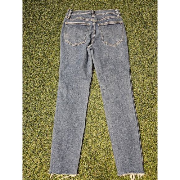 Madewell Jeans Womens 27 Blue 10" High Rise Skinny Button Fly Denim Stretch - Picture 8 of 8